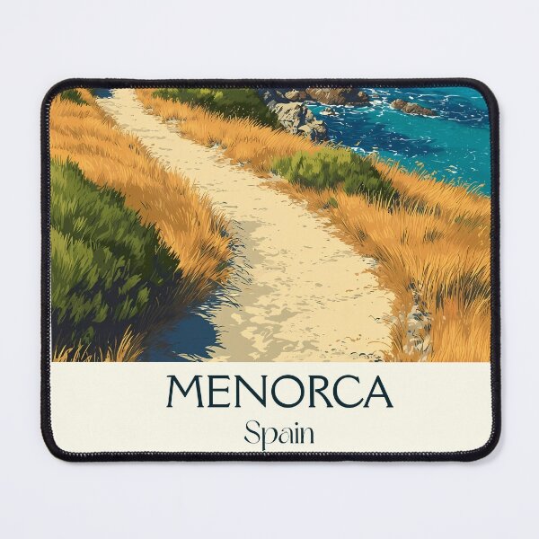 Item preview, Menorca Island Travel Poster – Tranquil Balearic Vintage Art designed and sold by TuncGK.
