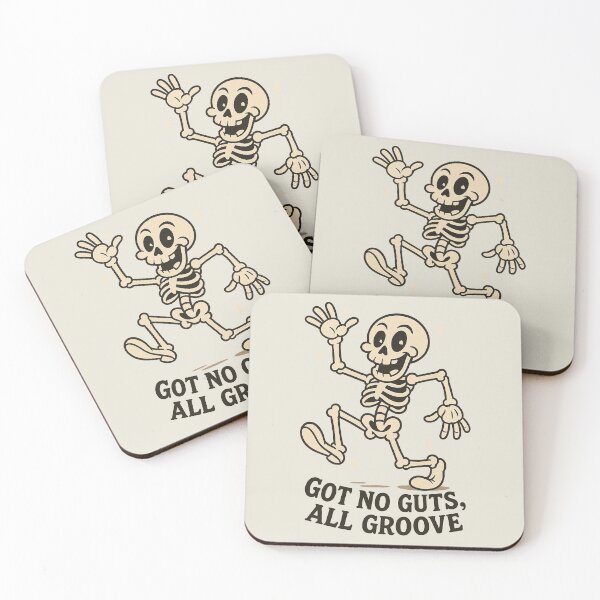Item preview, Bone Bounce – Vintage Dancing Skeleton designed and sold by HoopeStylee.