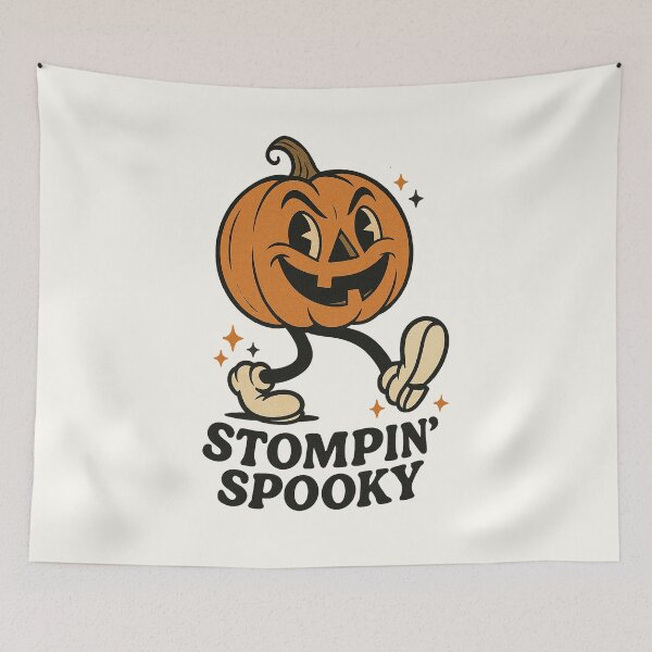 Item preview, Pumpkin Legs – Vintage Cartoon Jack-O’-Lantern designed and sold by HoopeStylee.