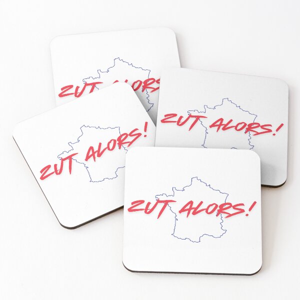 Item preview, Zut Alors French mild cussing popular euphemism with map of France designed and sold by MoonGirlDes000.