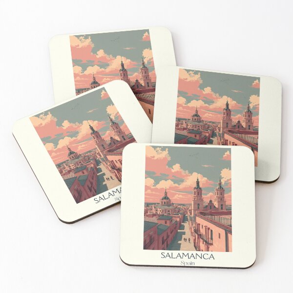 Item preview, Salamanca Travel Poster – Spanish Baroque Vintage Art designed and sold by TuncGK.