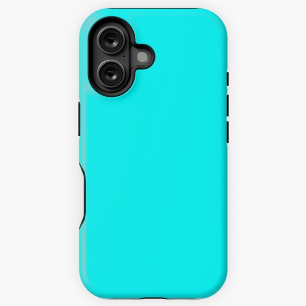 Artikel-Vorschau von Einfaches, solides Cyan – Neonhellblau – minimalistisches Farbdesign, designt und verkauft von EmeraldeaArt.