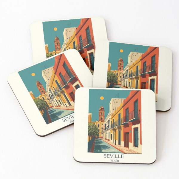 Item preview, Seville Vintage Poster – Flamenco City Travel Wall Art designed and sold by TuncGK.