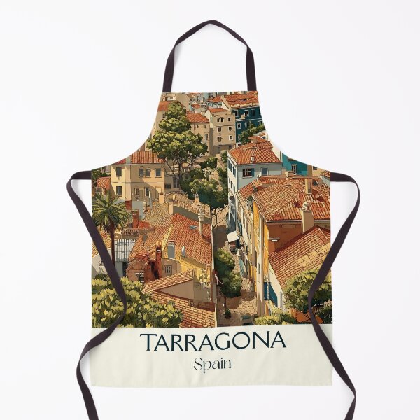 Item preview, Tarragona Travel Poster – Roman Coastline Spain Vintage Print designed and sold by TuncGK.