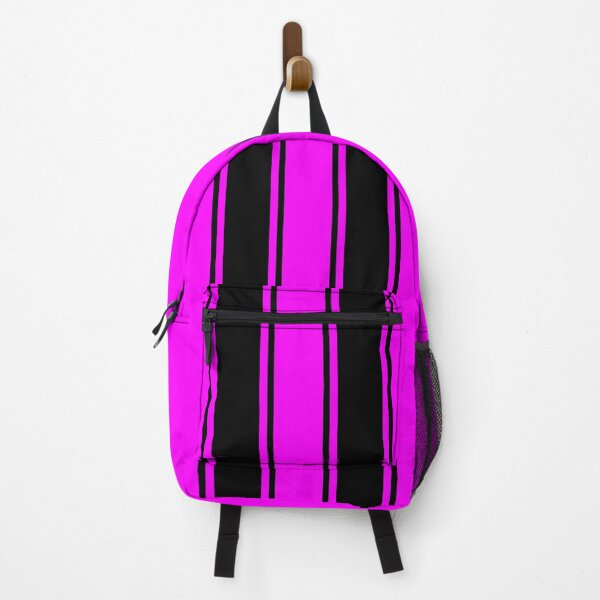 Item preview, Dual Racing Stripes 2 Pinstripes Each (Black On Fuchsia) designed and sold by Racing Stripes Only.