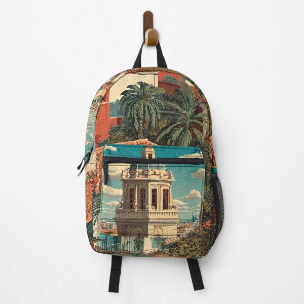 Item preview, Valencia Travel Poster – Mediterranean Orange City Vintage Print designed and sold by TuncGK.