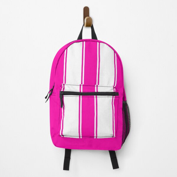 Item preview, Dual Racing Stripes 2 Pinstripes Each (White On Pink) designed and sold by Racing Stripes Only.