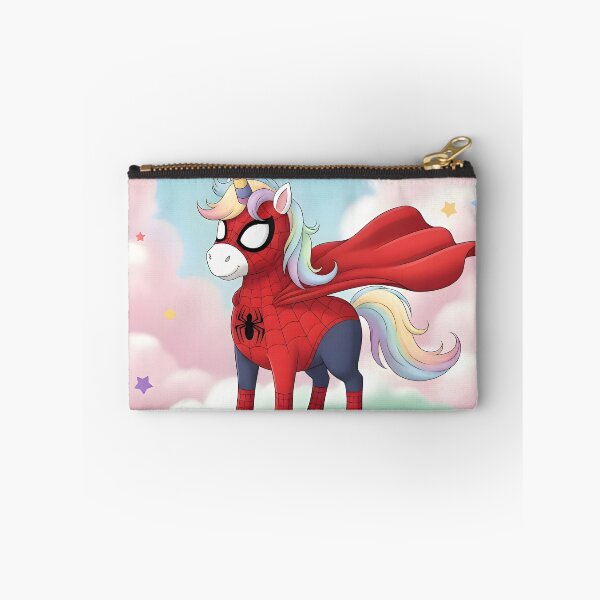 Item preview, Rainbow Superhero Unicorn – Spider-Inspired Fantasy Art designed and sold by NCLaserDesigns.