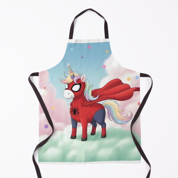 Item preview, Rainbow Superhero Unicorn – Spider-Inspired Fantasy Art designed and sold by NCLaserDesigns.