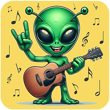 Artwork thumbnail, Alien Rocker by JrSkDesign ✅