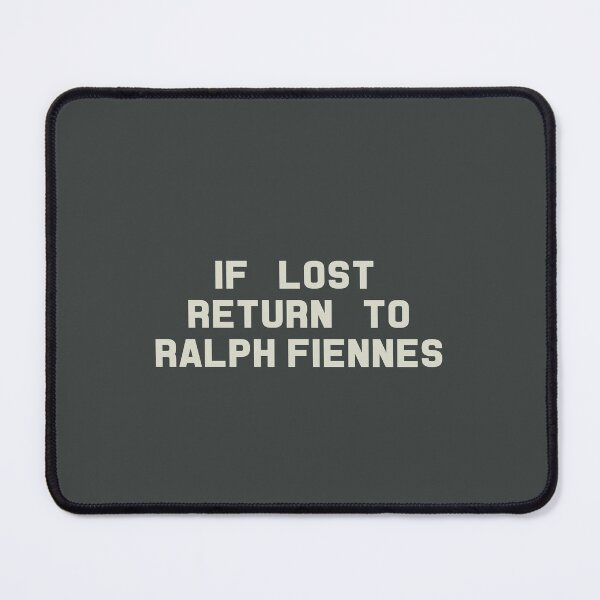 Item preview, If Lost Return to Ralph Fiennes Tee designed and sold by deluluhaze.