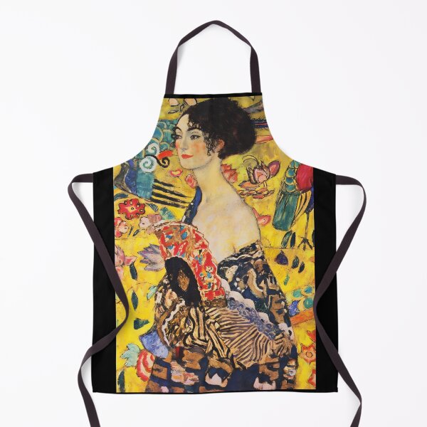 Item preview, ady with a Fan – Gustav Klimt’s Final Masterpiece (Card Format) 2:3 ratio designed and sold by EmeraldeaArt.