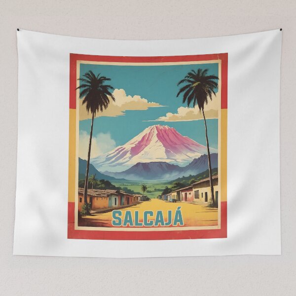 Item preview, Salcaja Guatemala Vintage Poster Tourism  designed and sold by TravelersGems.