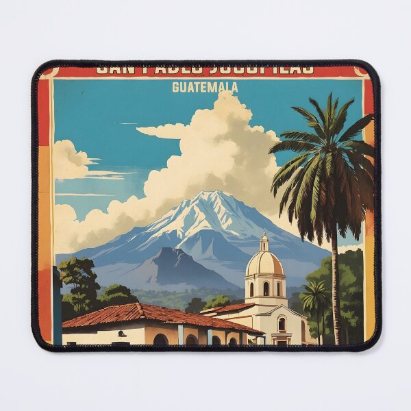 Item preview, San Pablo Jocopilas Guatemala Vintage Poster Tourism  designed and sold by TravelersGems.