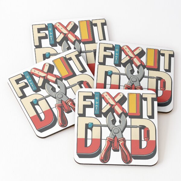 Item preview, Fix It Dad Father Dad Papa Best Dad Repairman Handyman DIY designed and sold by UrbanStitchCreations.