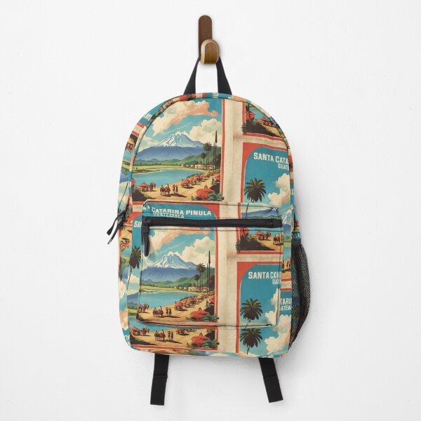 Item preview, Santa Catarina Pinula Guatemala Vintage Poster Tourism  designed and sold by TravelersGems.