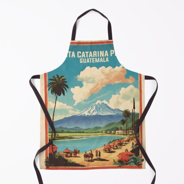 Item preview, Santa Catarina Pinula Guatemala Vintage Poster Tourism  designed and sold by TravelersGems.