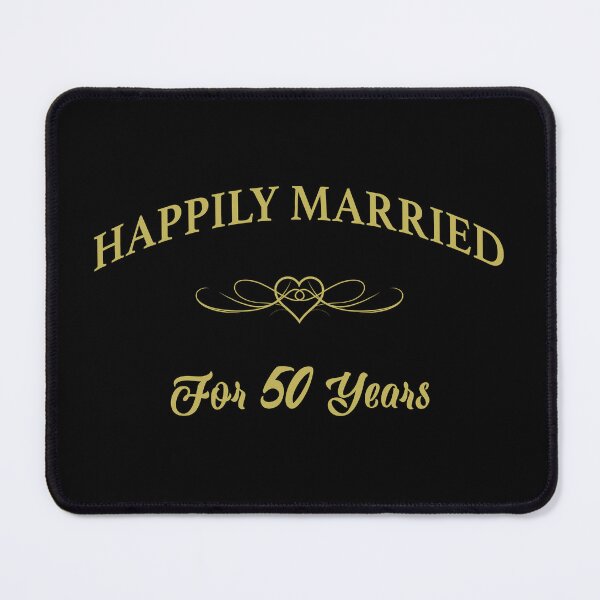 Item preview, Happily Married For 50 Years designed and sold by thepixelgarden.