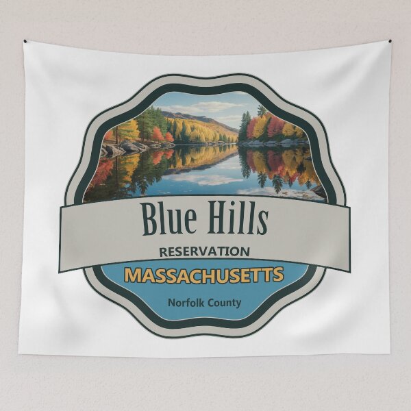 Item preview, Blue Hills Reservation, Norfolk County, Massachusetts designed and sold by Wanderful-roads.