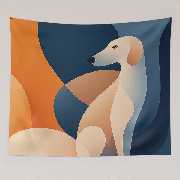 Item preview, Colored Abstract Dog designed and sold by Deomors.