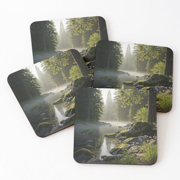 Item preview, Whispers of Dawn in the Forest Rive designed and sold by XdAdris.