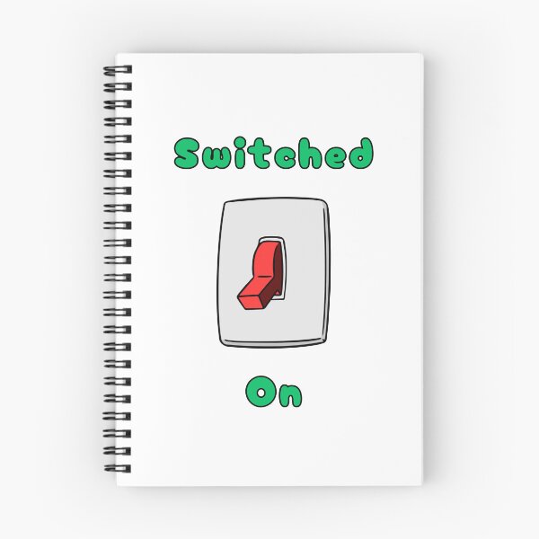 Item preview, Switched On, Red Light Switch, Funny, Humorous, Quirky, Electric  designed and sold by AASparksDesigns.