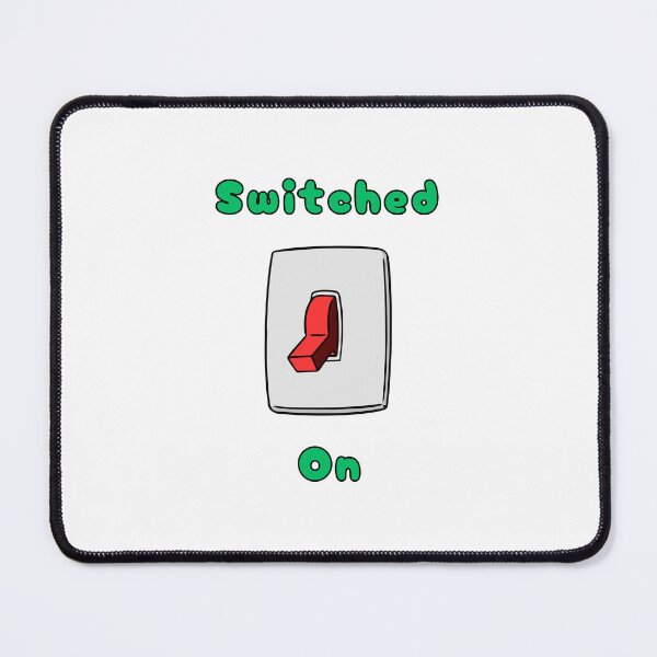 Item preview, Switched On, Red Light Switch, Funny, Humorous, Quirky, Electric  designed and sold by AASparksDesigns.