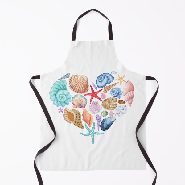 Item preview, Heart Seashell Lover Ocean Lover Star Fish Coral Reef Coastal Design Coastal Party designed and sold by CCKimShop.
