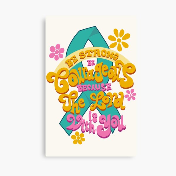 Item preview, Motivational cancer Teal Ribbon designed and sold by YthomasArt.