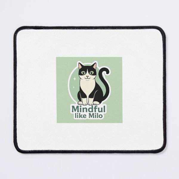 Item preview, Mindful like Milo. designed and sold by Soft Paws Studio.
