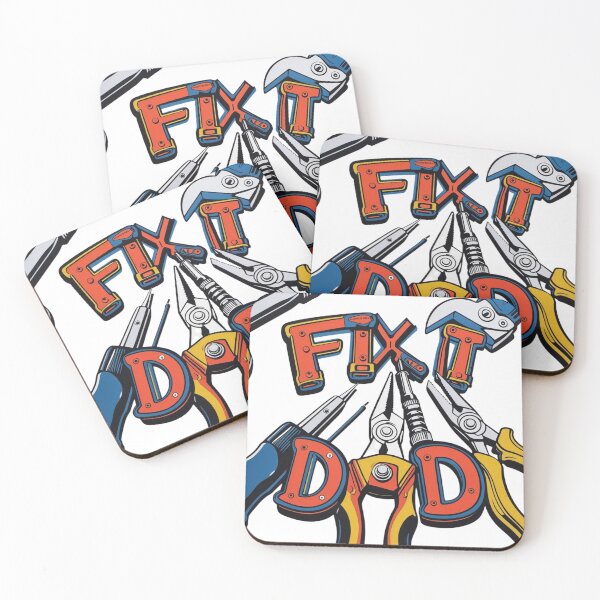 Item preview, Fix It Dad Father Dad Papa Best Dad Fathers Day Repairman Handyman DIY designed and sold by UrbanStitchCreations.