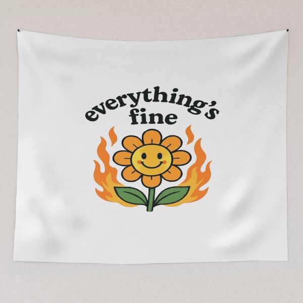 Item preview, Everythings fine flower designed and sold by YourFavBuddy.