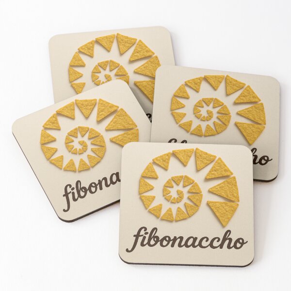 Item preview, the fibonaccho Fibonacci nacho sequence golden Ratio spiral designed and sold by funkyfrogz.