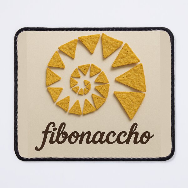 Item preview, the fibonaccho Fibonacci nacho sequence golden Ratio spiral designed and sold by funkyfrogz.
