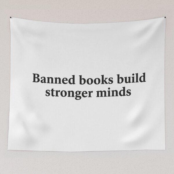 Item preview, Banned Books Build Stronger Minds designed and sold by Owcomm.