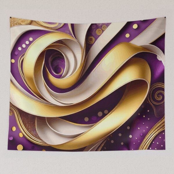 Item preview, Colorful Abstract Fibonacci Art 41 designed and sold by Vicky Brago-Mitchell®.