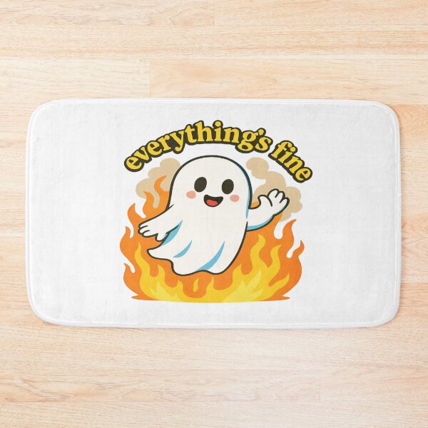 Item preview, Everythings fine ghost designed and sold by YourFavBuddy.