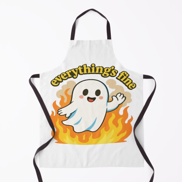 Item preview, Everythings fine ghost designed and sold by YourFavBuddy.