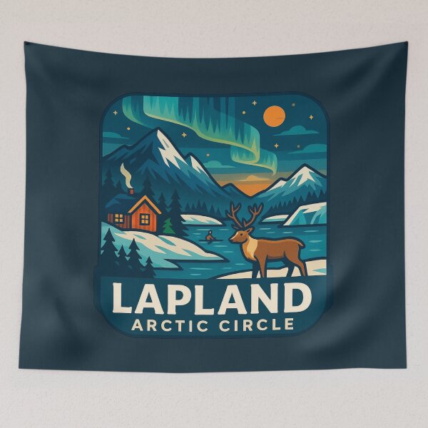 Item preview, Lapland Arctic Circle designed and sold by Myra365Art.