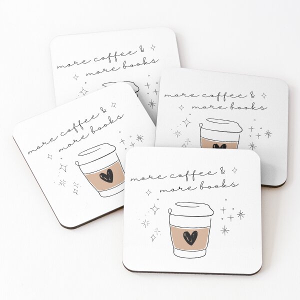Item preview, Aesthetic More Coffee More Books Reading Coffee Quote designed and sold by AestHenni17.