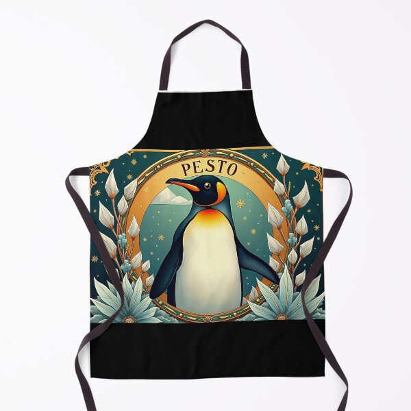 Item preview, Pesto Penguin Art Nouveau Ornate Design designed and sold by amazingman60.