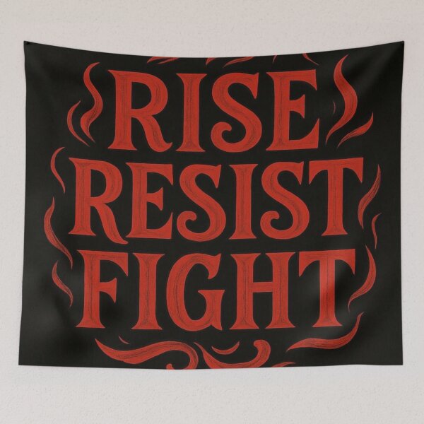 Item preview, Rise Resist Fight designed and sold by DesignzByJai.