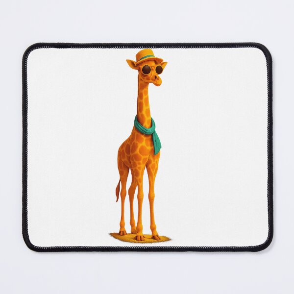 Item preview, Cool Giraffe with Summer Vibes – 3D Illustration designed and sold by NeonCore.