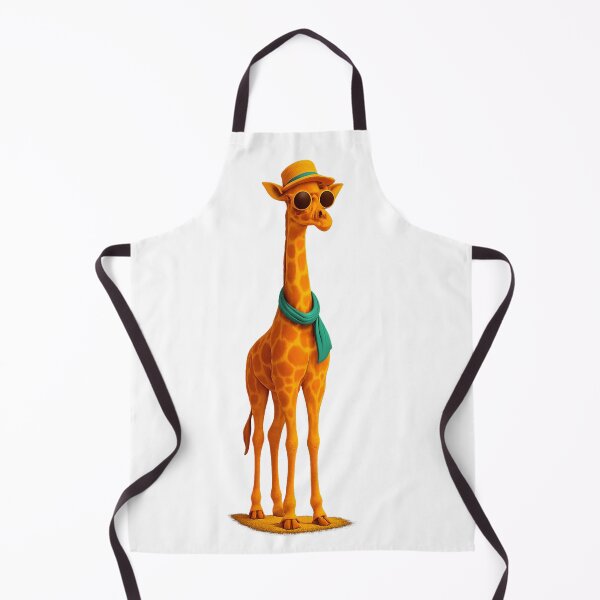 Item preview, Cool Giraffe with Summer Vibes – 3D Illustration designed and sold by NeonCore.