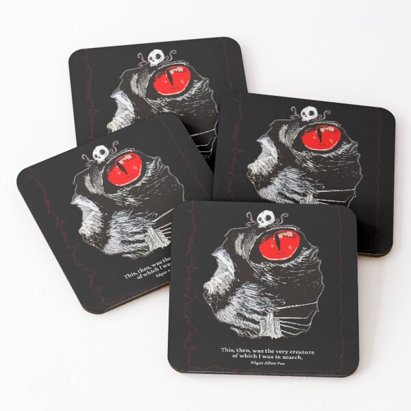 Item preview, Edgar Allan Poe-Black Cat designed and sold by The-Poetry-Moth.