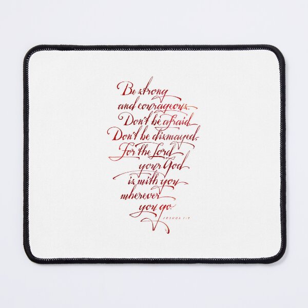 Item preview, Be strong and Courageous designed and sold by GudsOrd Illustrasjoner.