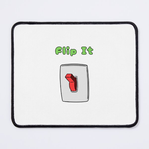 Item preview, Flip It, Red Switch, Green, Funny, Humorous, Puns, Quirky  designed and sold by AASparksDesigns.