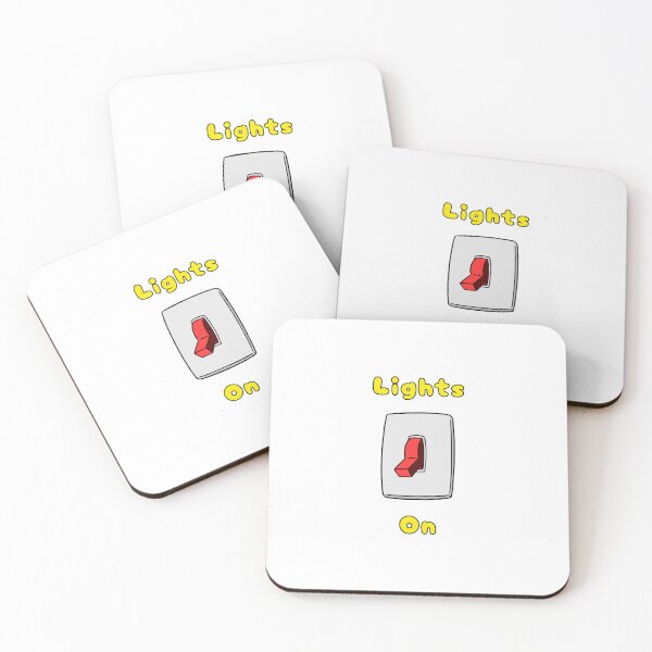 Item preview, Lights On, Red Switch, Funny, Humorous, Electrical, Quirky designed and sold by AASparksDesigns.