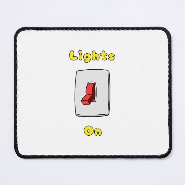 Item preview, Lights On, Red Switch, Funny, Humorous, Electrical, Quirky designed and sold by AASparksDesigns.