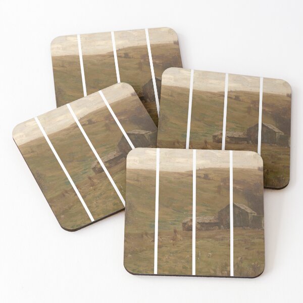 Item preview, Barn and Cottage Farm Field Countryside Art Print - Lathrop designed and sold by Linden Grove.